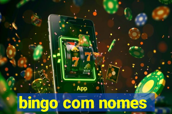 bingo com nomes